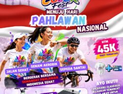 Semarak Hari Pahlawan, Kecamatan Pasar Kemis Gelar Move Color Fest 8 November : Ada Jalan Sehat, Sepeda Santai dan Doorprize Motor Listrik !