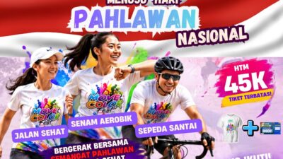 Semarak Hari Pahlawan, Kecamatan Pasar Kemis Gelar Move Color Fest 8 November : Ada Jalan Sehat, Sepeda Santai dan Doorprize Motor Listrik !