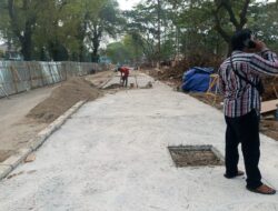 Proyek Penataan Alun-Alun Kota Serang Rp.48 Miliar Diduga Dikerjakan Asal Jadi