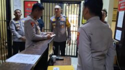 Hari Pertama Jalankan Tugas Kapolres Serang Awali Kegiatan Mengecek Kondisi Ruang Tahanan 