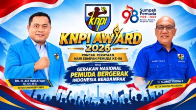 Menyambut Sumpah Pemuda,Dewan Pengurus Pusat Komite Nasional Pemuda Indonesia Gelar KNPI Award 2026